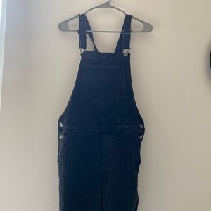 of navy overalls